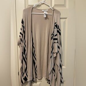 Forever 21 Beige and Black Cardigan